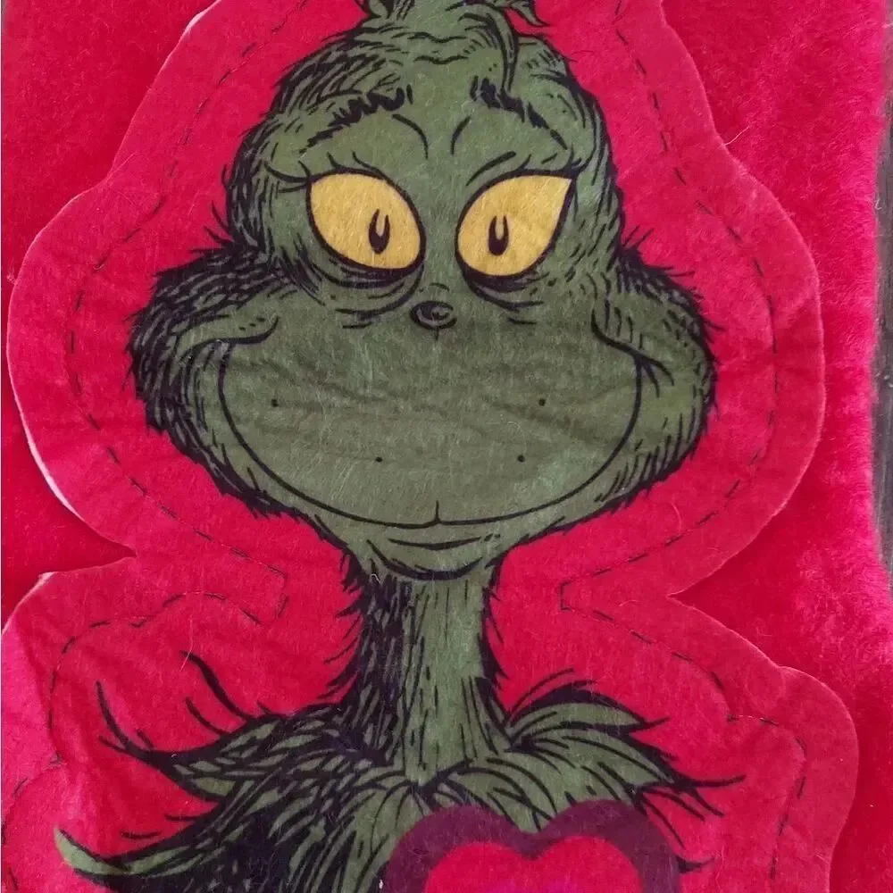 Dr. Seuss Grinch Naughty or Nice Red Holiday Stocking